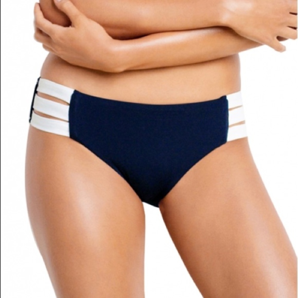 SeaFolly Block Navy Bikini Bottoms